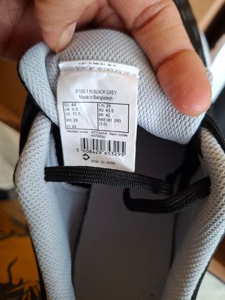 Scarpe uomo Kalenji nere taglia 44
