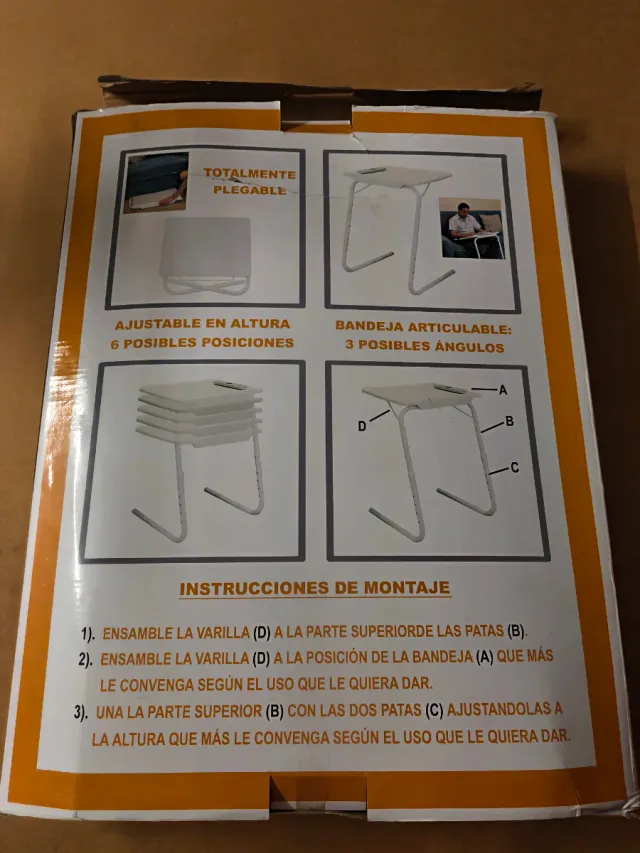 Mesa Bandeja Flexy Garhe