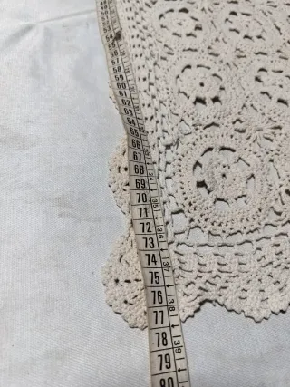 Runner da tavola uncinetto beige