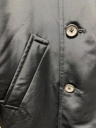 Gabardina Massimo Dutti Negra