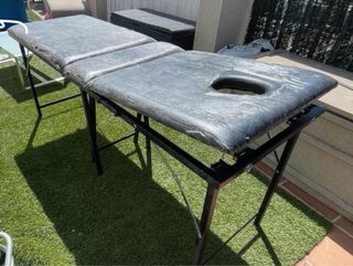 Camilla de masaje y carrito