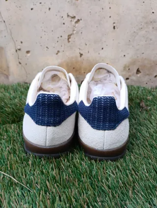 Adidas Gazelle Indoor W Beige/Azul. ORIGINAL