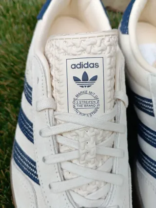 Adidas Gazelle Indoor W Beige/Azul. ORIGINAL