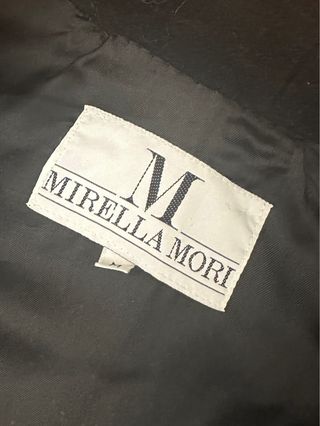 Cappotto lungo Mirella Mori tg.L. Lana