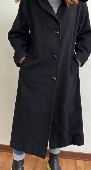 Cappotto lungo Mirella Mori tg.L. Lana