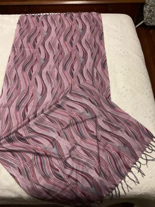 Lote 2 bufandas viscosa y lana