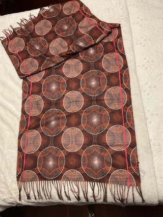 Lote 2 bufandas viscosa y lana