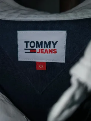 Polo Tommy Jeans rayas azul y blanco Talla XS