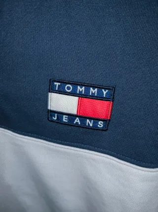 Polo Tommy Jeans rayas azul y blanco Talla XS
