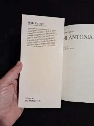 Willa Cather. Mi Ántonia