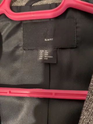 Chaqueta americana Zara gris