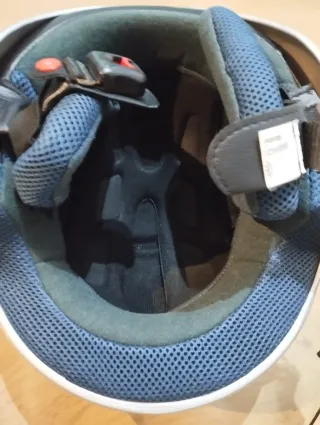 Casco Moto Nitro Plata