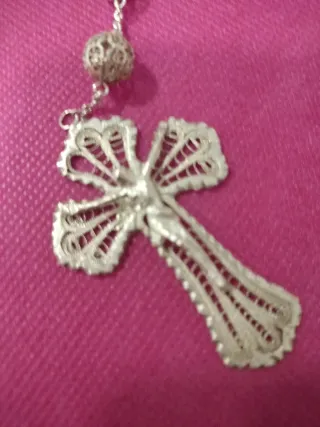 Rosario antiguo filigrana