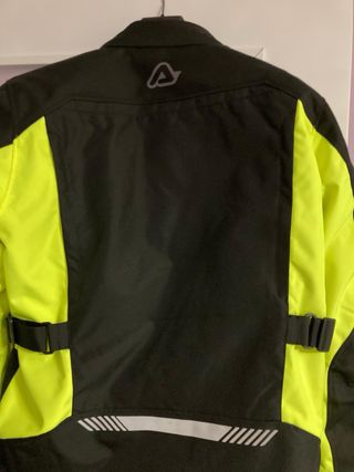 Chaqueta Moto Unisex  Negra y Amarilla