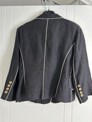 Chaqueta americana Marcelino negra y dorada