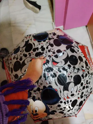 Paraguas transparente Mickey Mouse