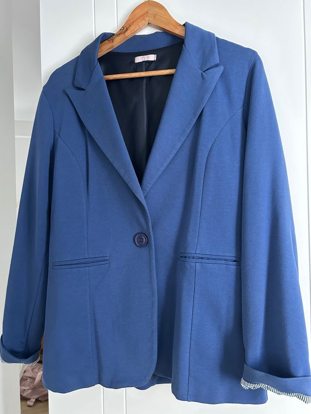 Chaqueta americana azul