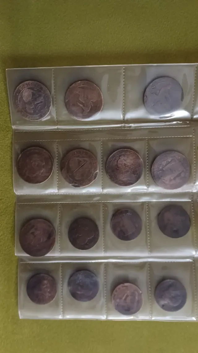 Monedas antiguas 1878