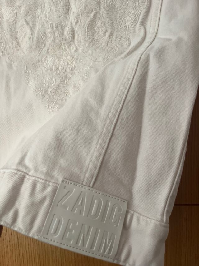 Chaqueta vaquera Zadig & Voltaire blanca T34