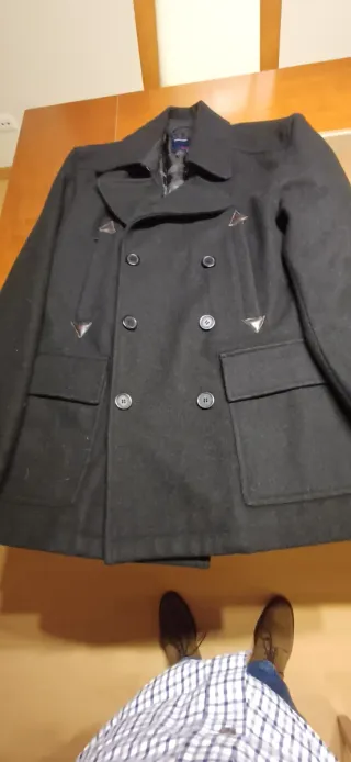 Sobretudo Cinzento Escuro Homem Tam. L - QUEBRAMAR