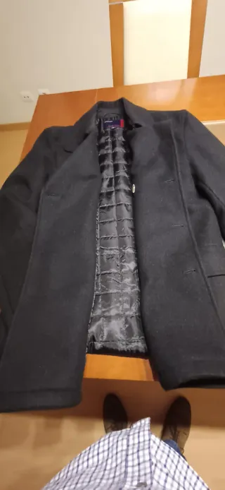 Sobretudo Cinzento Escuro Homem Tam. L - QUEBRAMAR