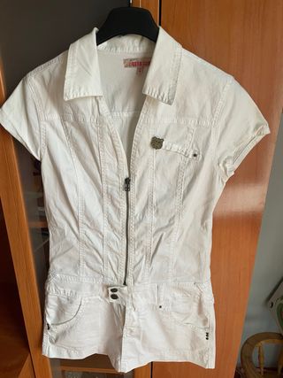 Mono vaquero blanco GREEN COAST Talla M