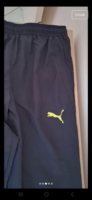 Pantaloni tuta Puma neri multicolor