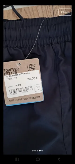 Pantaloni tuta Puma neri multicolor