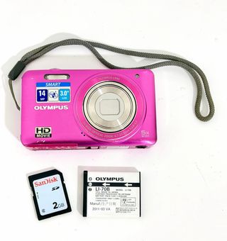 Cámara Olympus VG-130 Rosa 14MP HD Movie