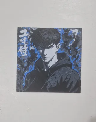 Jin Woo Solo Levelling Hueforge 10x10