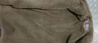 Chaqueta de hombre beige y marrón