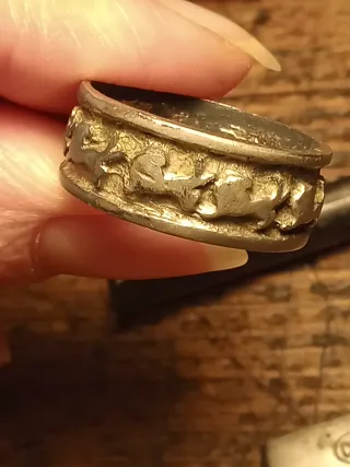 Coppia anelli antichi misteriosi