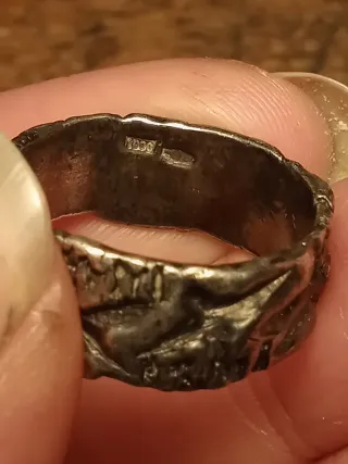 Coppia anelli antichi misteriosi