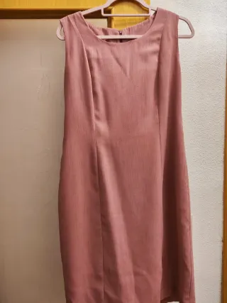 Conjunto Vestido y Chaqueta Rosa