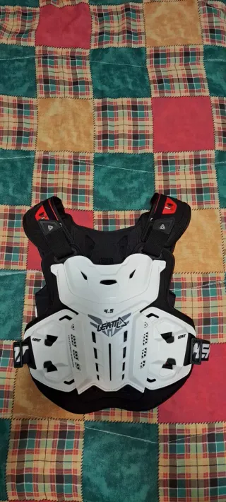 Pettorina Leatt 4.5 Cross Bianca L