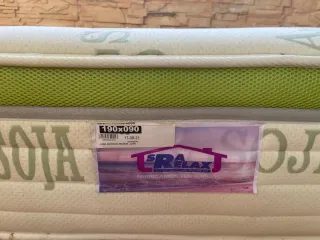 Somier y Colchón. Medidas para cama de 90 x 190.