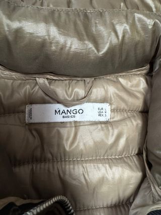 Chaqueta acolchada Mango caqui