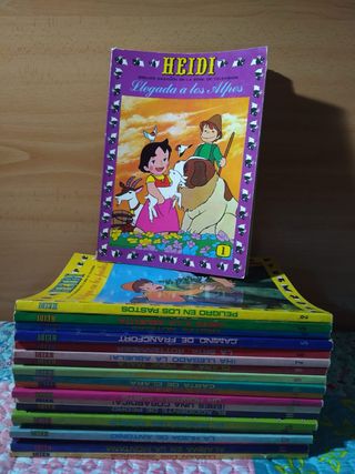 Conjunto de 20 cómics de Heidi del año 1975