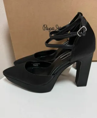 Pepe Jeans Zapatos Tacón Negro