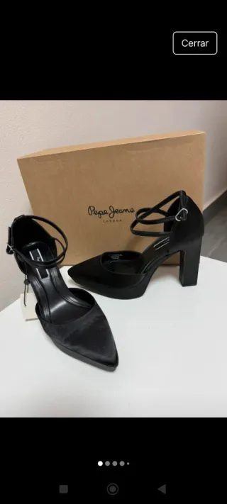 Pepe Jeans Zapatos Tacón Negro