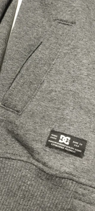 Sudadera DC gris talla S
