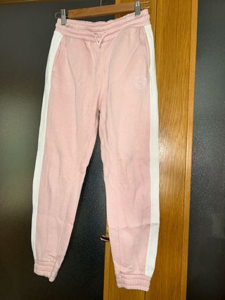 Chándal deportivo niña rosa y blanco