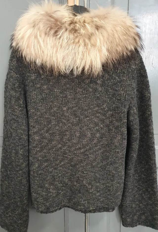 Completo giacca e canotta lana