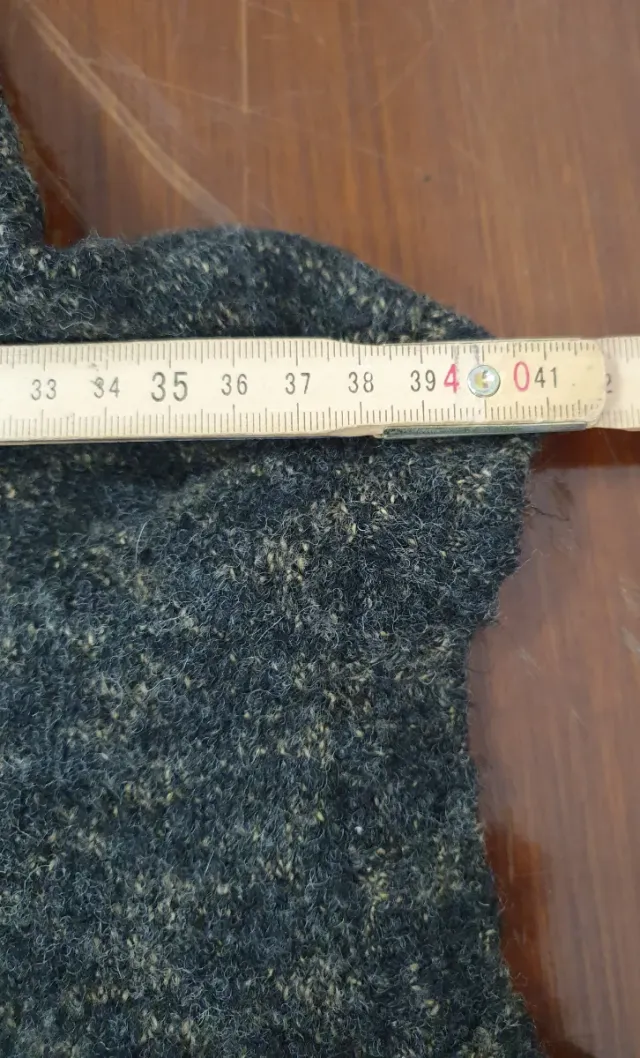 Completo giacca e canotta lana