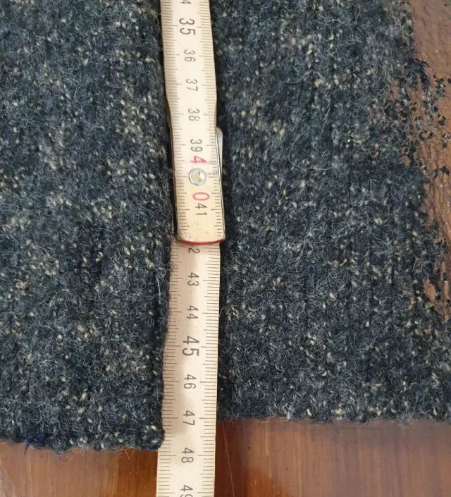 Completo giacca e canotta lana