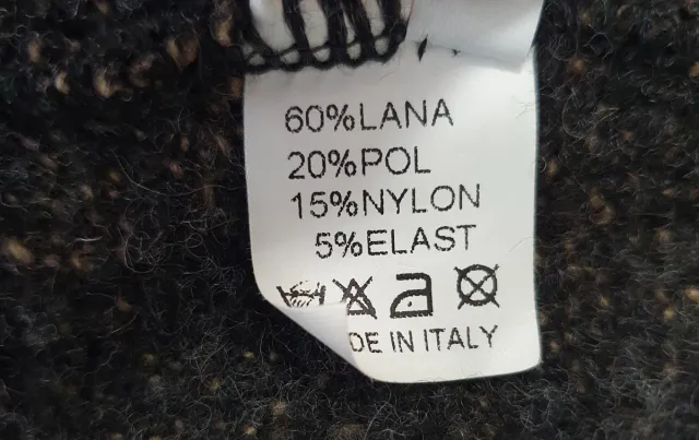 Completo giacca e canotta lana