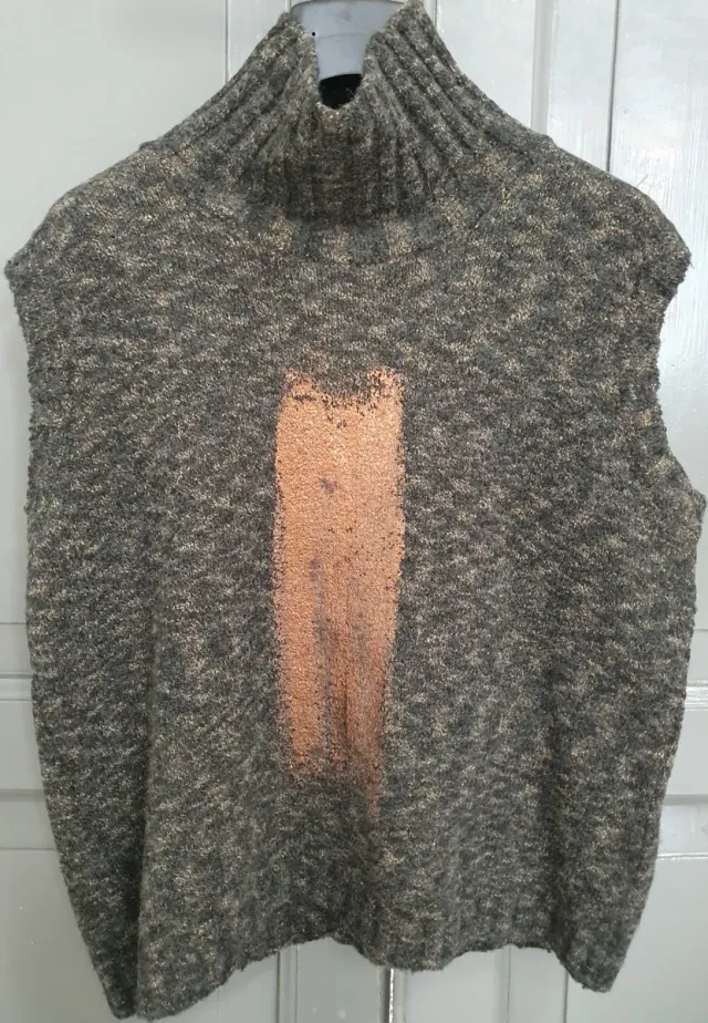 Completo giacca e canotta lana