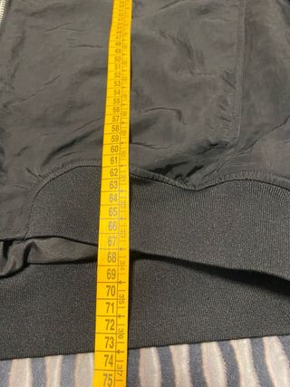 Cazadora Bomber Zara Negra Talla L