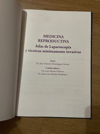 Medicina reproductiva  Atlas de laparoscopia y te