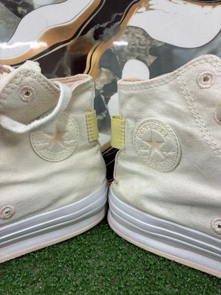 Converse Beige/Bianche Tg 38.5